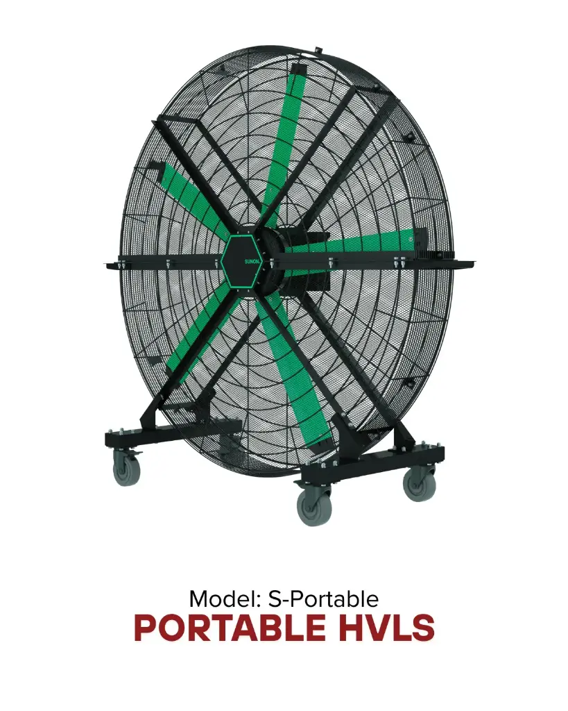 Portable HVLS Fans SUNON |