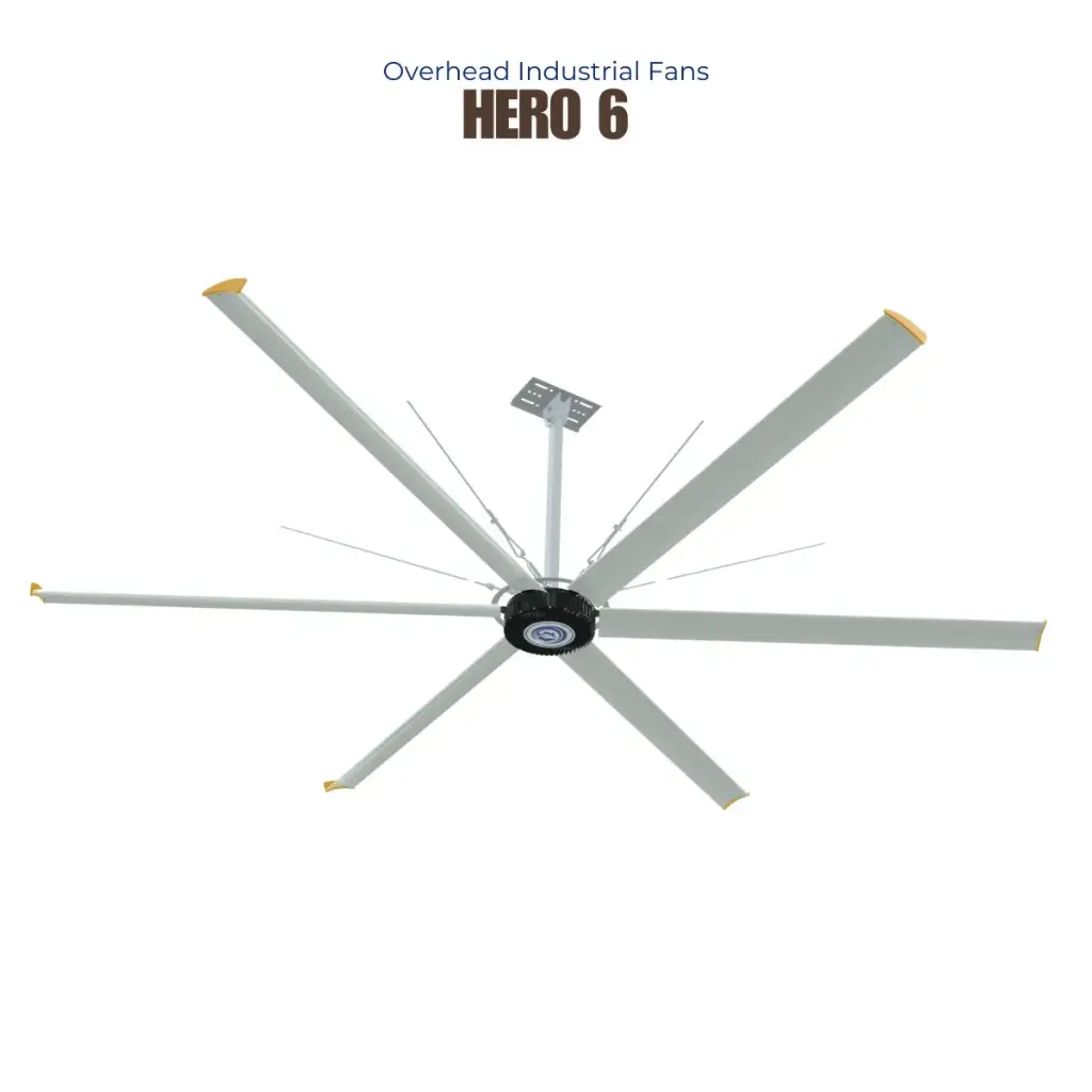 Quạt trần HVLS HERO-6 Ø 7.3m |
