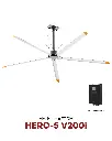 Quạt trần HVLS HERO-5 V200i Ø3.6m |