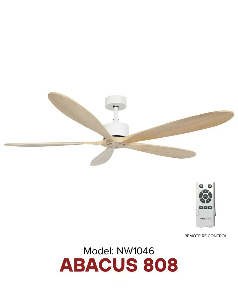 Quạt trần ABACUS 808 WH |