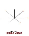 Quạt trần HVLS HERO-6 V380e Ø 5.5m