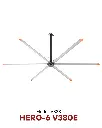 Quạt trần HVLS HERO-6 V380e Ø 6.1m