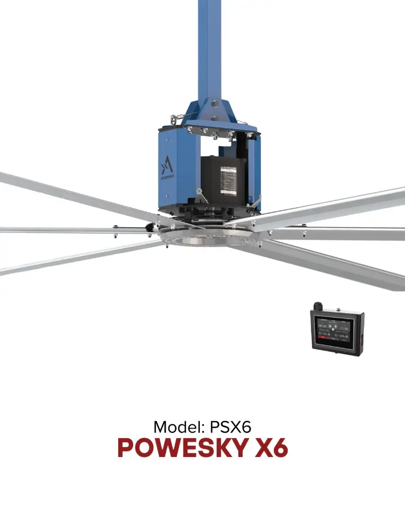 HVLS POWERSKY X6 Ø 5m